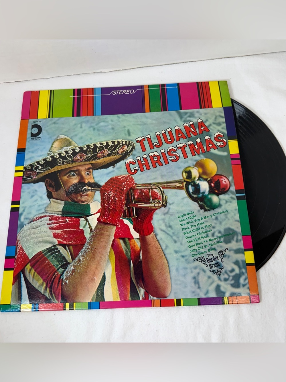 The Border Brass Tijuana Christmas DLPX-18 Jazz Pop Album LP 1967 Record Holiday